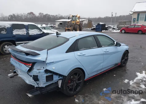 2025 Hyundai Elantra N from USA, damaged, VIN KMHLW4DKXSU025865